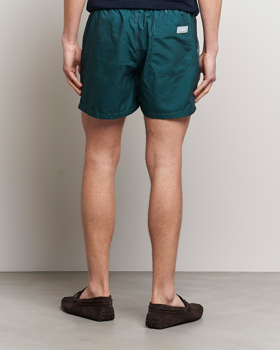 Herre | Badebukser | OAS | Plain Swimshorts Dark Green