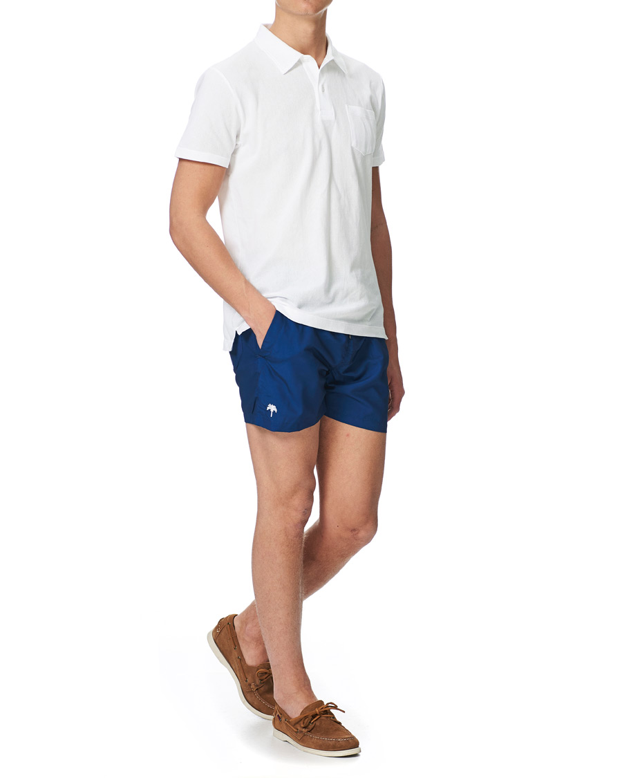 Herre | Badebukser | OAS | Plain Swim Shorts Dark Blue