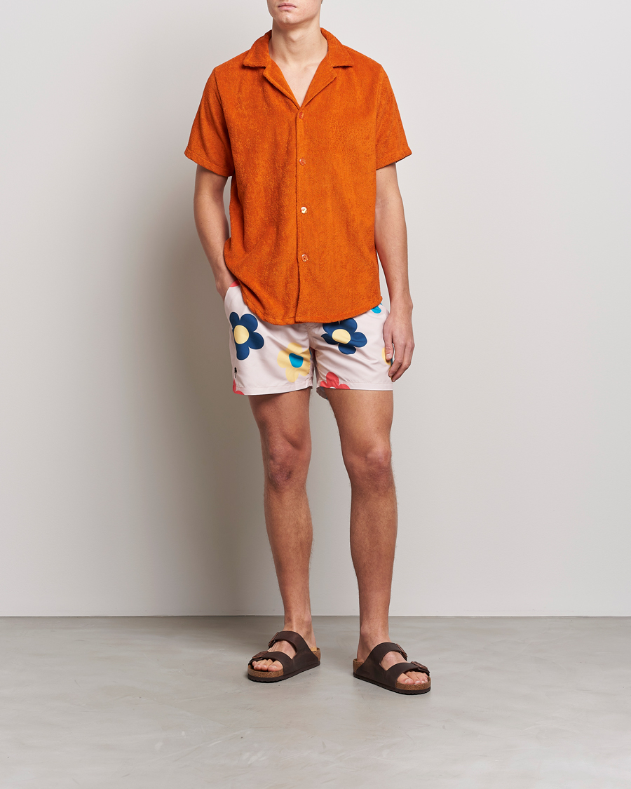 Herre | Skjorter | OAS | Terry Cuba Short Sleeve Shirt Terracotta