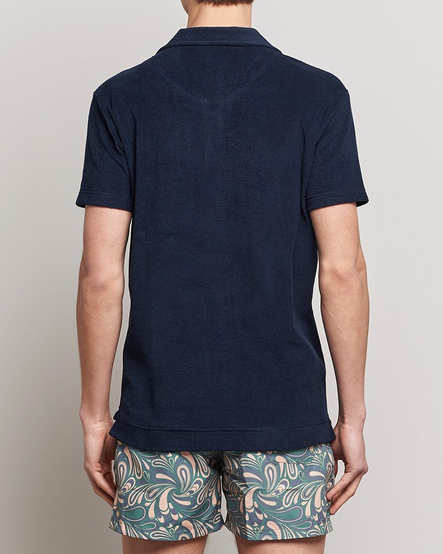 Herre | Polotrøjer | OAS | Short Sleeve Terry Polo Navy