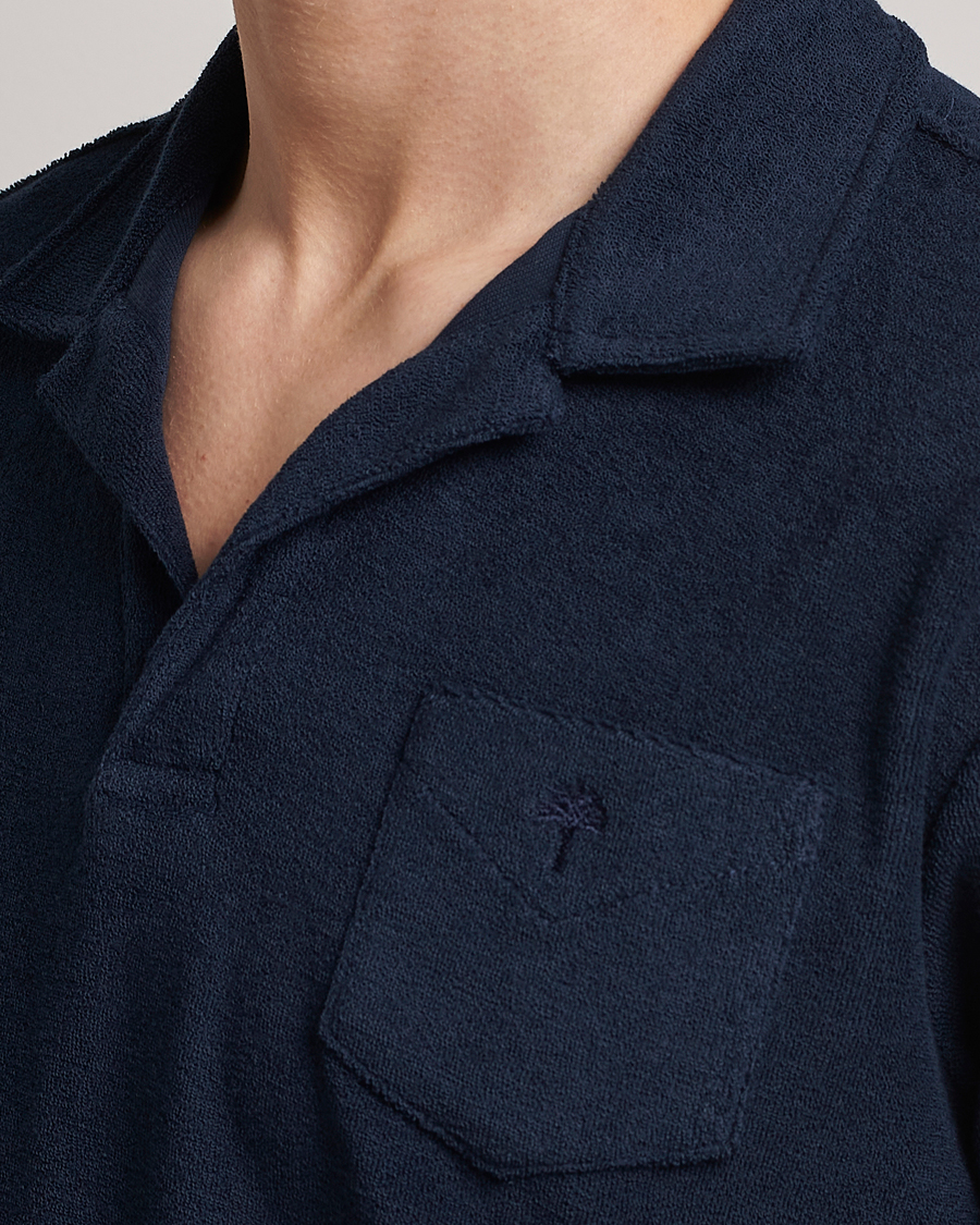Herre | Polotrøjer | OAS | Short Sleeve Terry Polo Navy