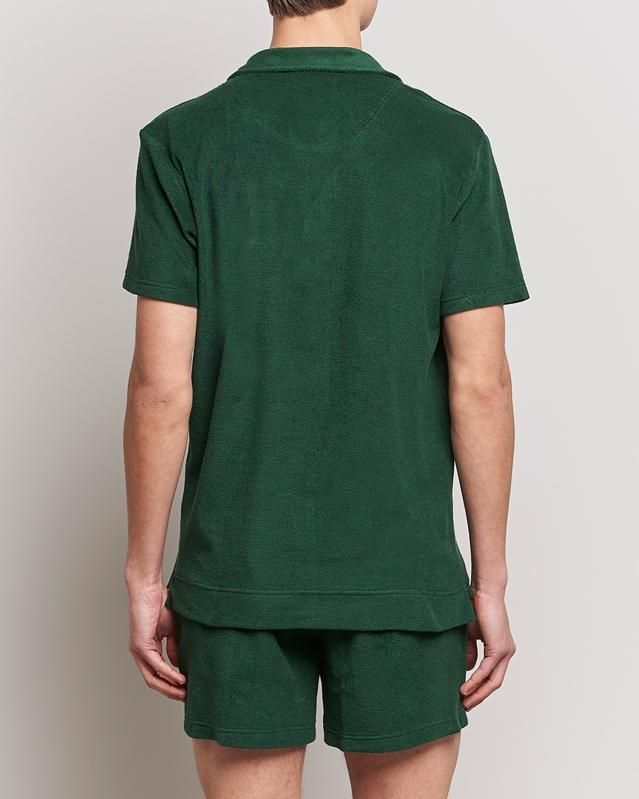 Herre | Polotrøjer | OAS | Short Sleeve Terry Polo Dark Green
