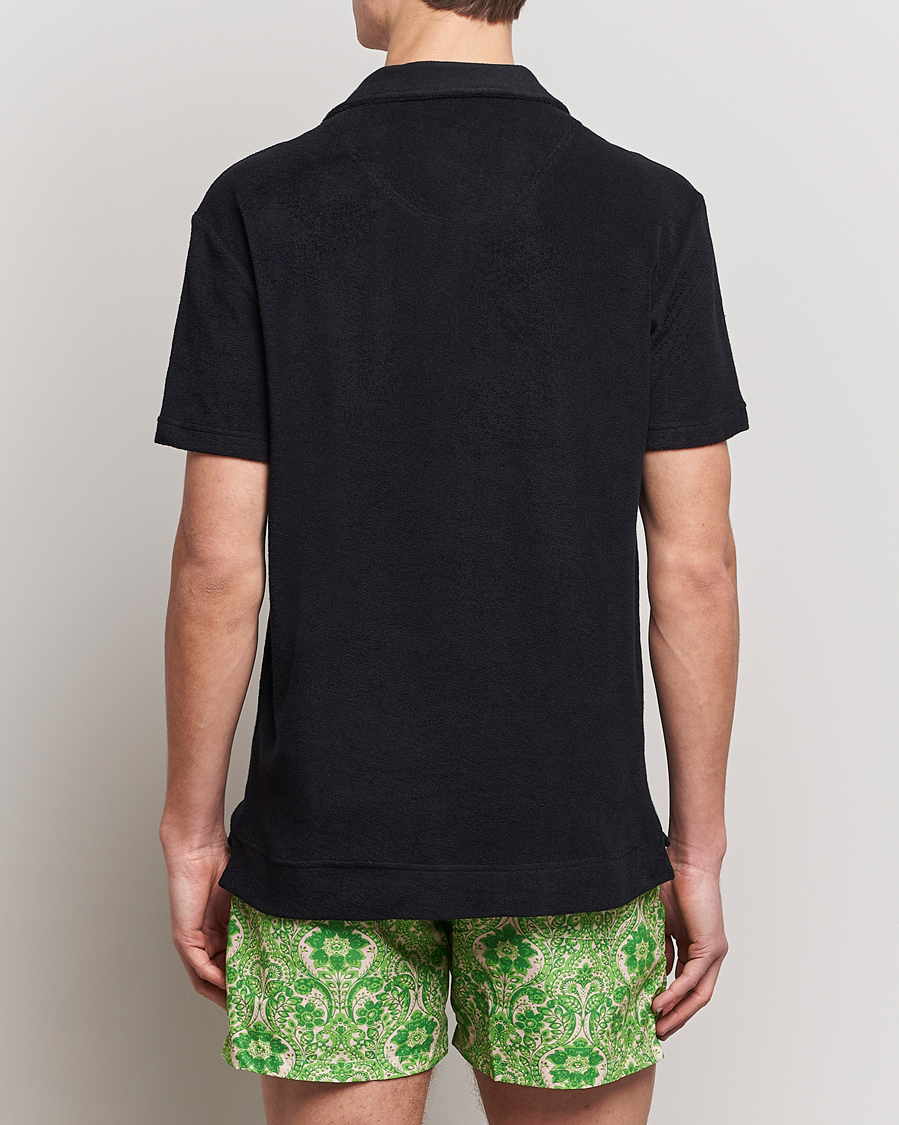 Herre | Polotrøjer | OAS | Short Sleeve Terry Polo Black