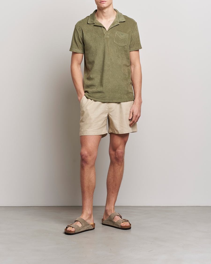 Herre | Polotrøjer | OAS | Short Sleeve Terry Polo Khaki