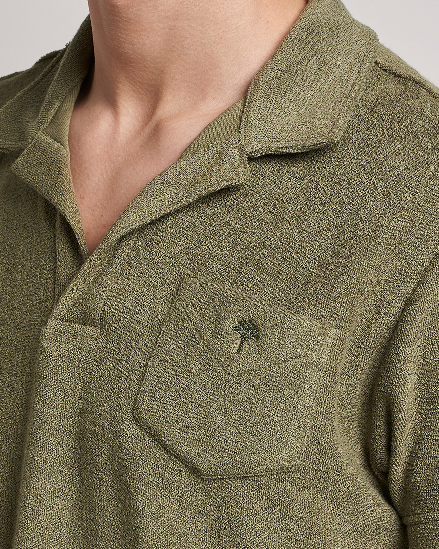 Herre | Polotrøjer | OAS | Short Sleeve Terry Polo Khaki