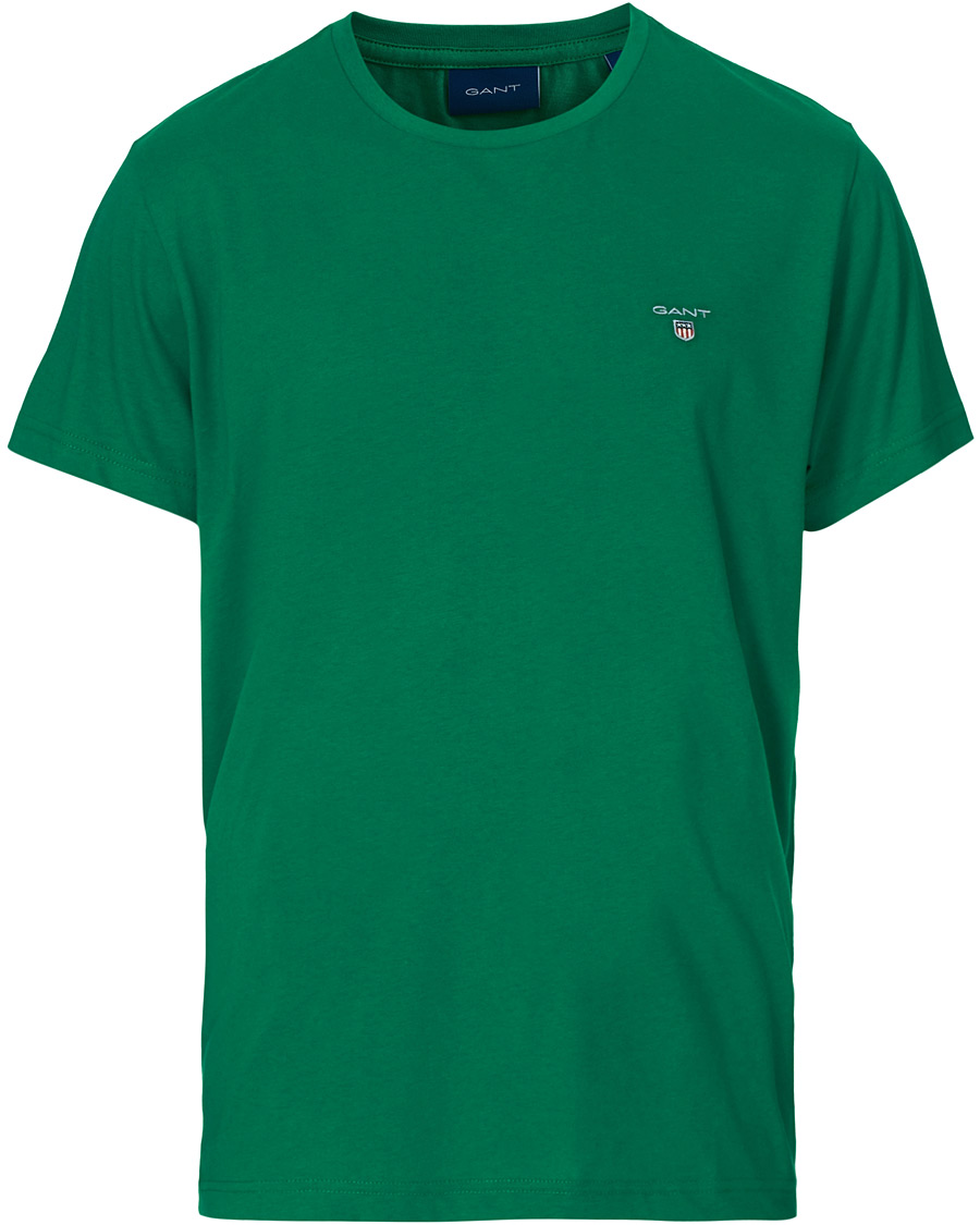 Herre | T-Shirts | GANT | Original Crew Neck Tee Lavish Green