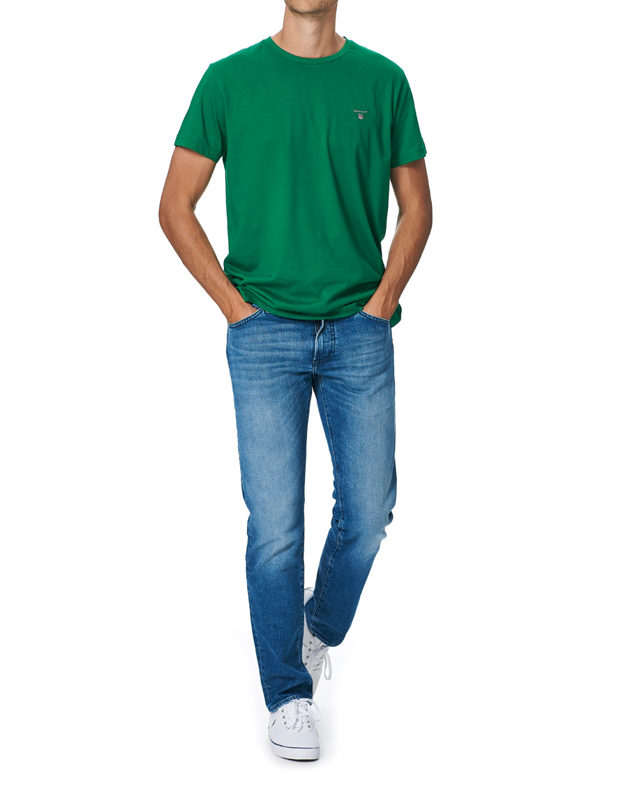 Herre | T-Shirts | GANT | Original Crew Neck Tee Lavish Green