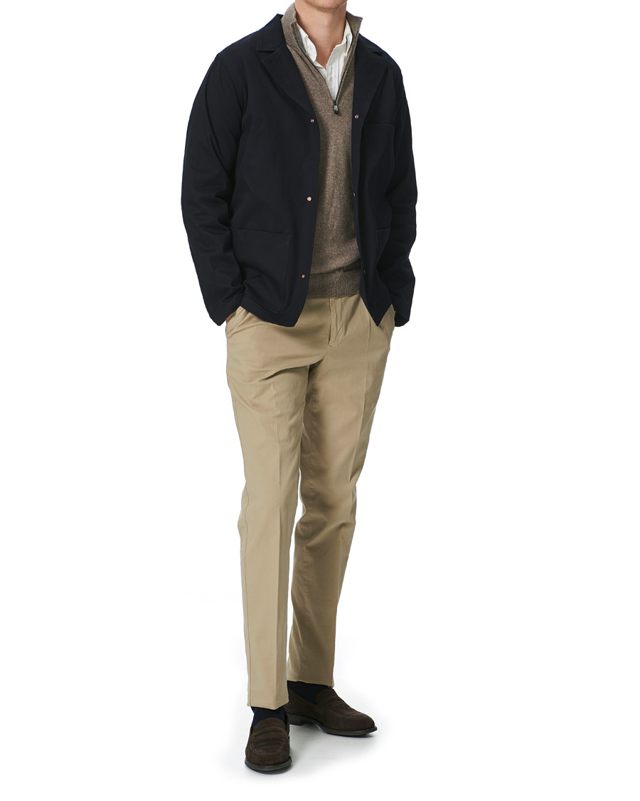 Herre | Jakker | Private White V.C. | Studded Franglais Blazer Navy