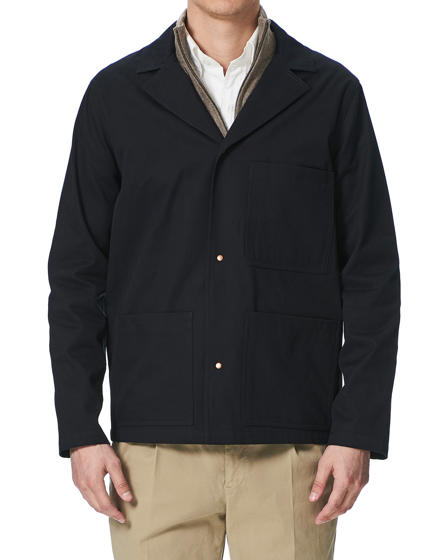 Herre | Jakker | Private White V.C. | Studded Franglais Blazer Navy