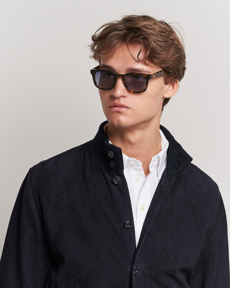 Herre | Garrett Leight Kinney X Sunglasses Tuscan Tortoise/Pool Gradient | Garrett Leight | Kinney X Sunglasses Tuscan Tortoise/Pool Gradient