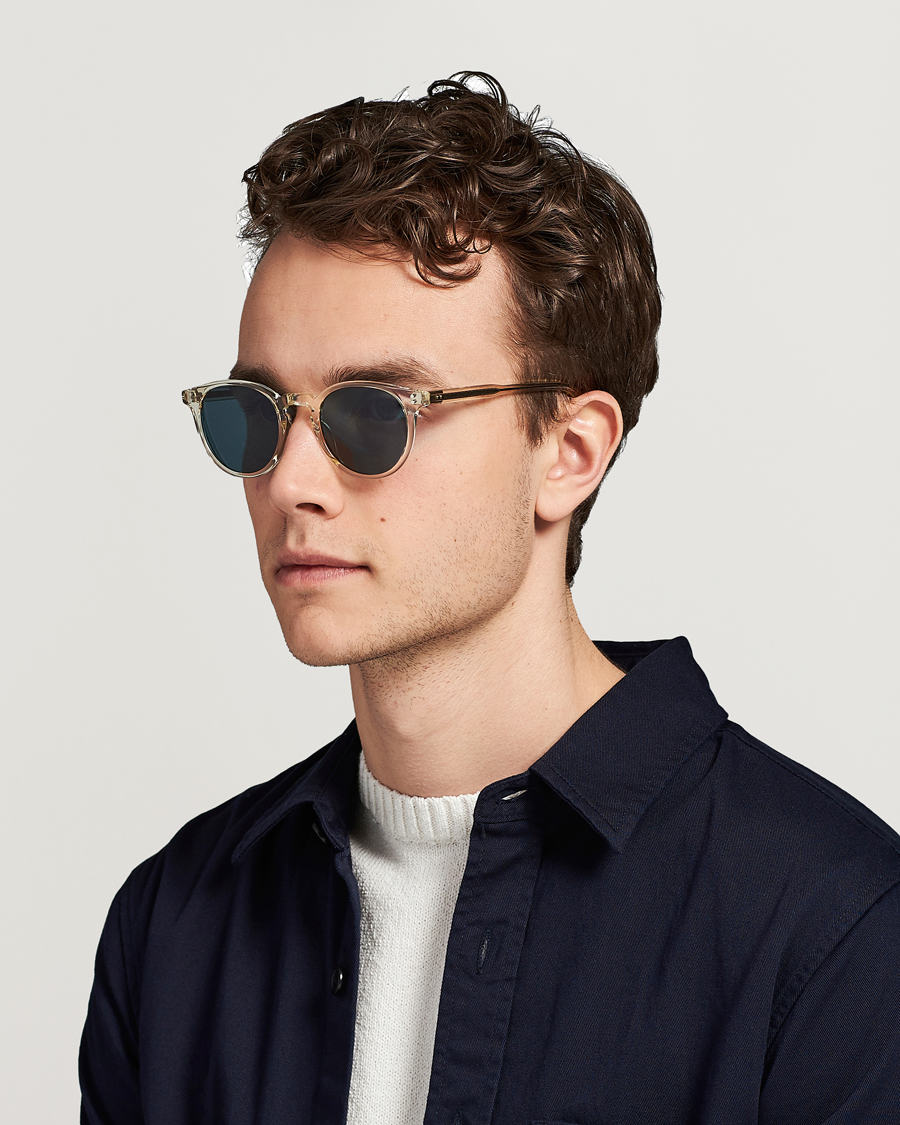 Herre | Tilbehør | Garrett Leight | Clement Sunglasses Pure Glass/Pure Bluesmoke