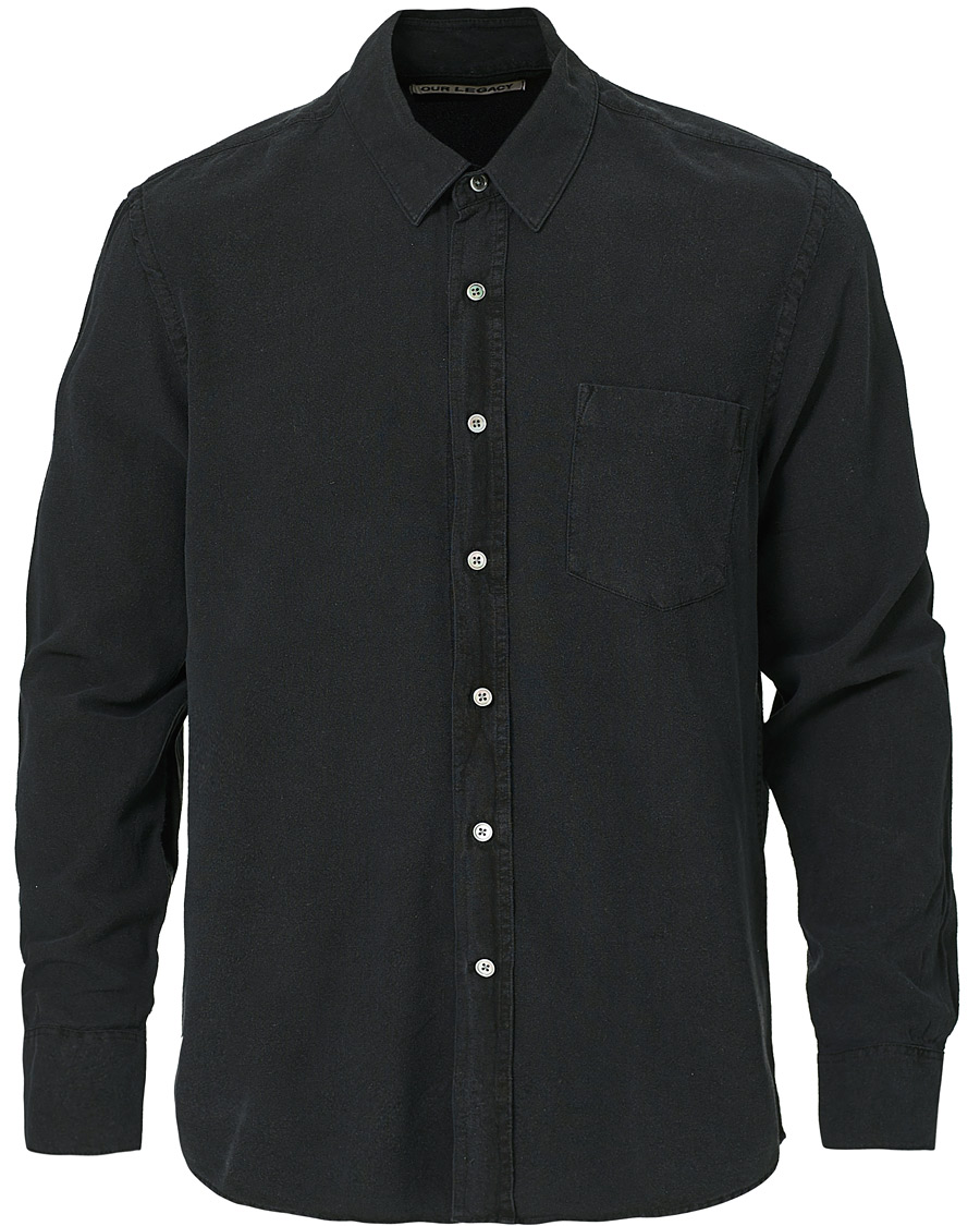 Herre | Skjorter | Our Legacy | Classic Silk Shirt Black