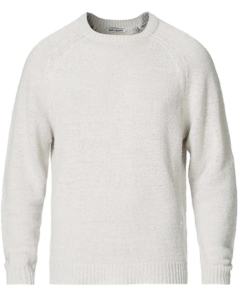 Herre | Trøjer | Our Legacy | Chunky Raglan Sweater Bone White