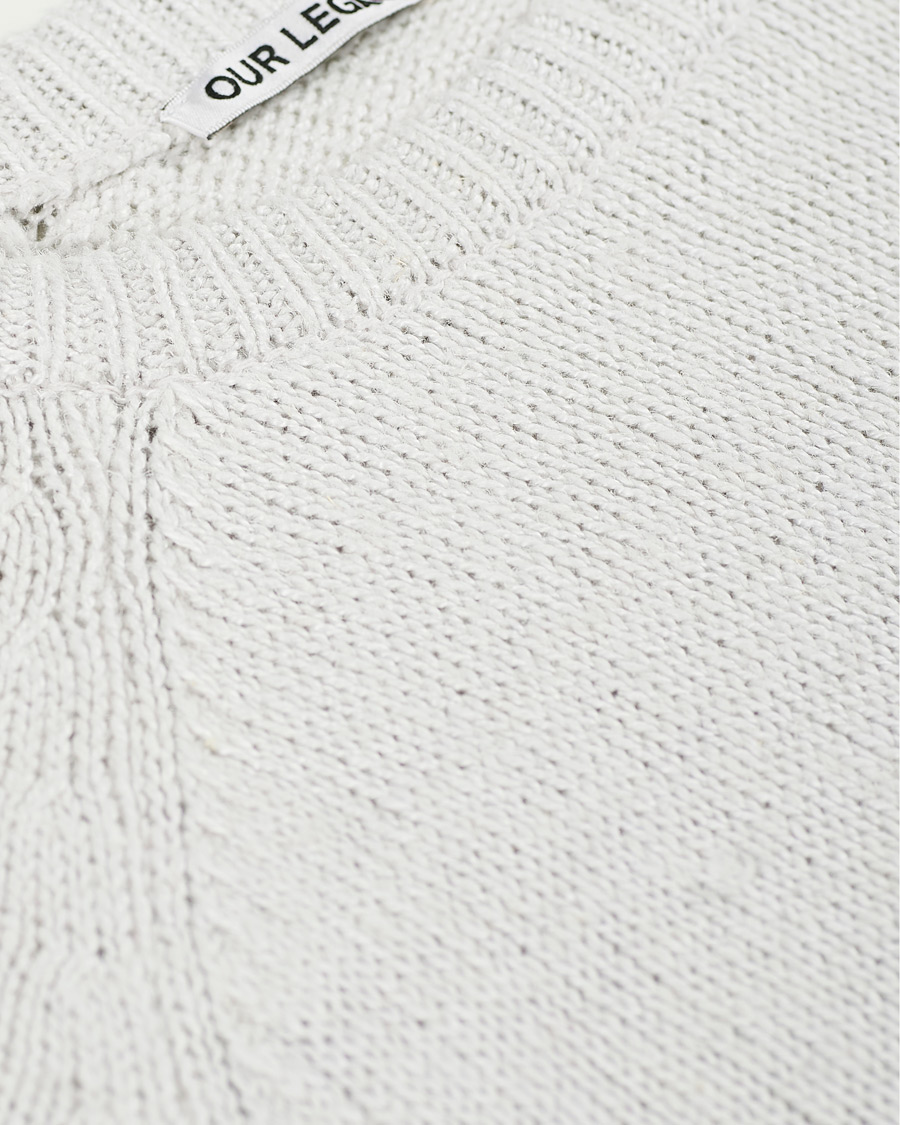 Herre | Trøjer | Our Legacy | Chunky Raglan Sweater Bone White