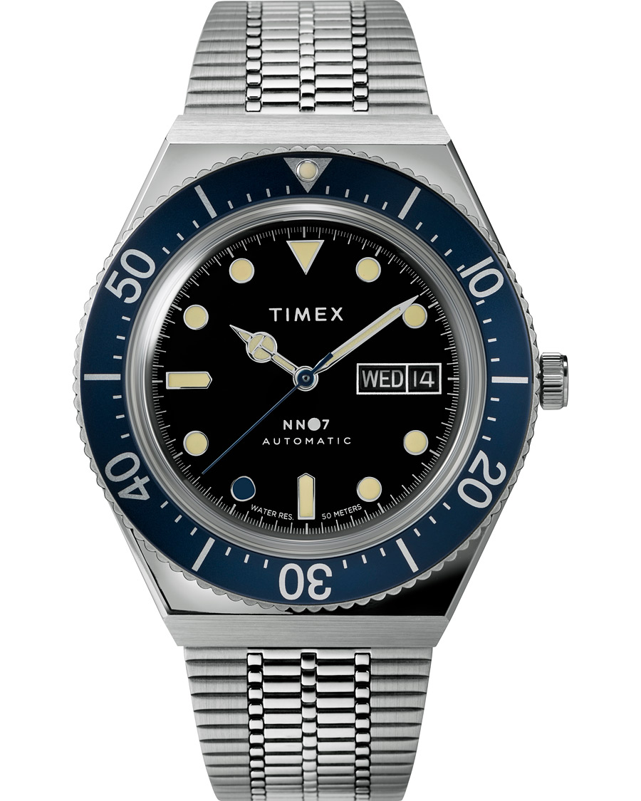 Herre | NN07 NN.07 X Timex M79 Automatic 40mm Navy Blue | NN07 | NN.07 X Timex M79 Automatic 40mm Navy Blue