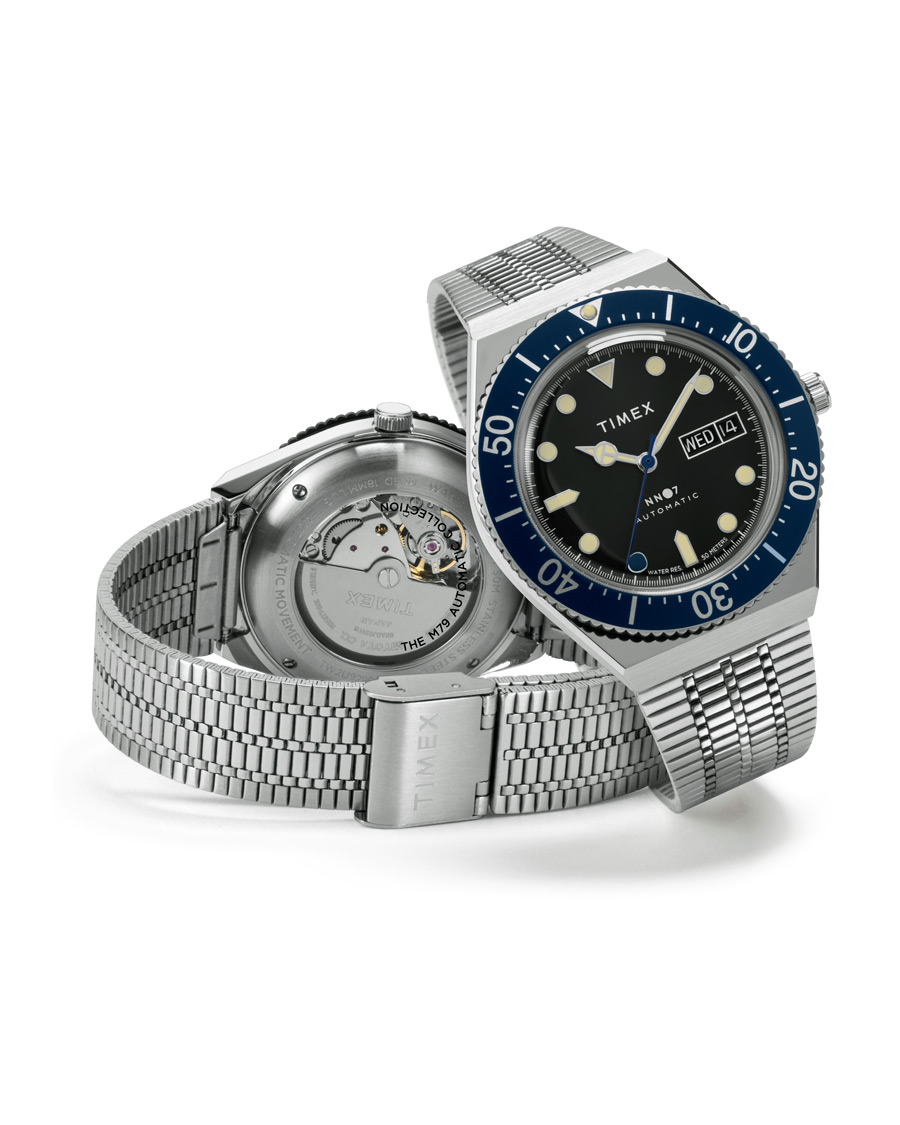 Herre | NN07 NN.07 X Timex M79 Automatic 40mm Navy Blue | NN07 | NN.07 X Timex M79 Automatic 40mm Navy Blue