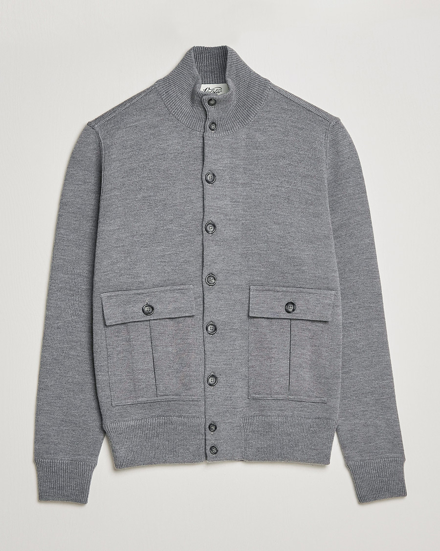 Herre | Jakker | Valstar | Valstarino Merino Wool Jacket Grey Melange