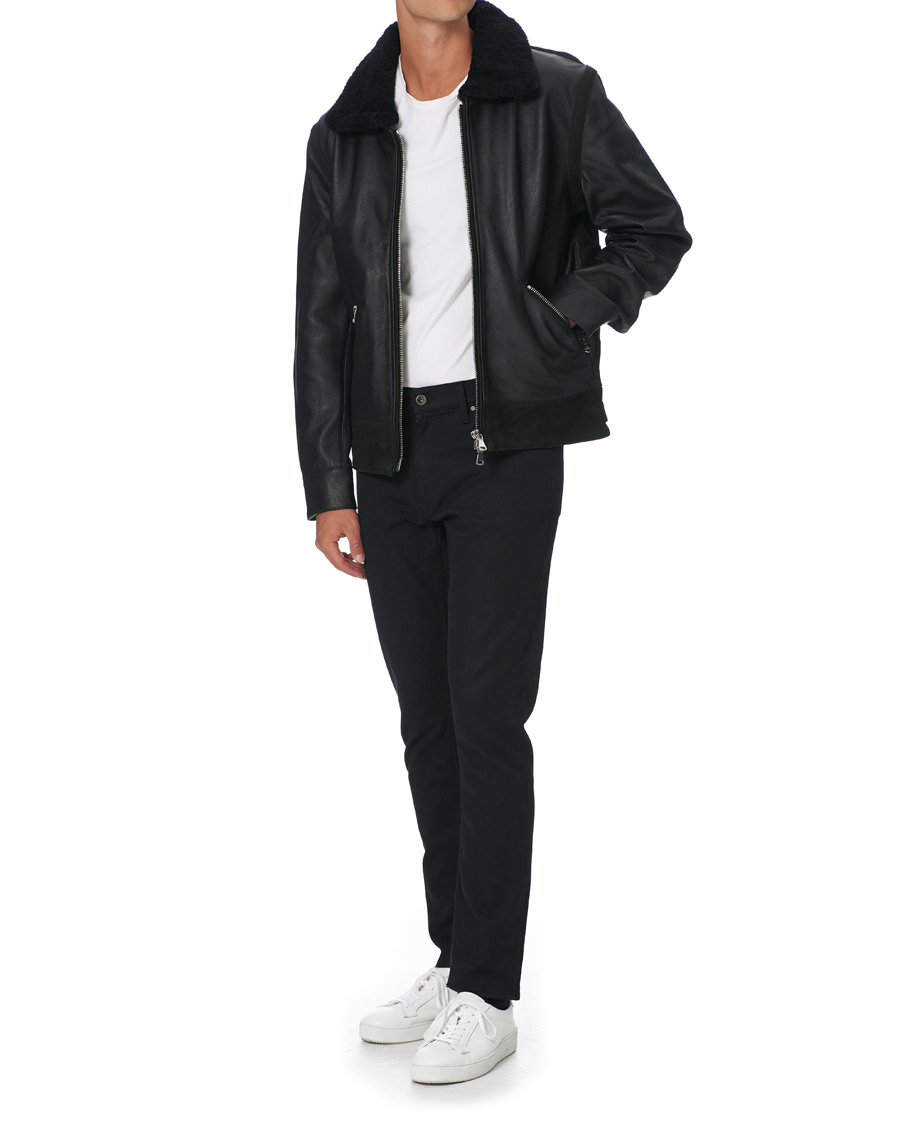 Herre | Jakker | J.Lindeberg | Sterling Shearling Jacket Black