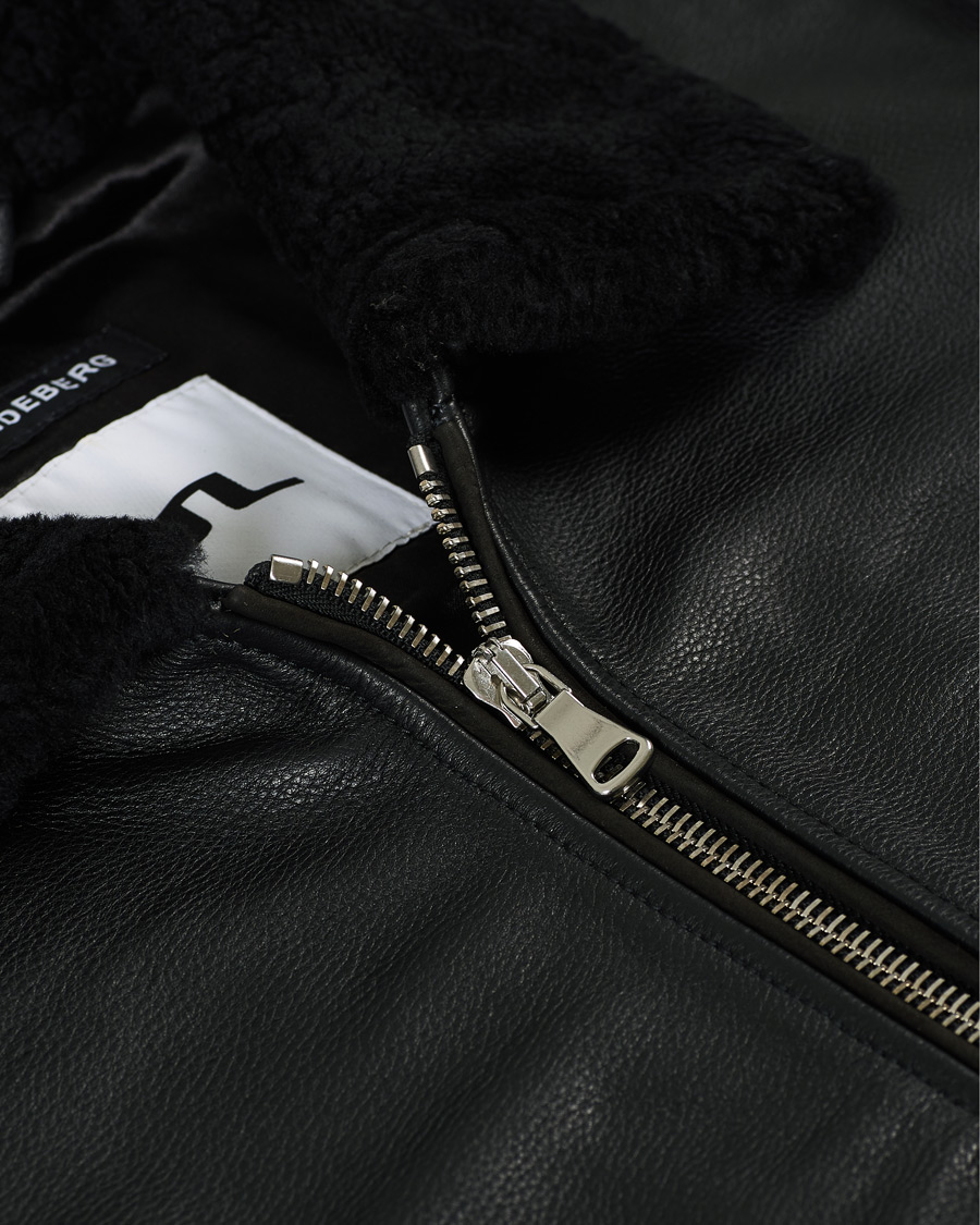 Herre | Jakker | J.Lindeberg | Sterling Shearling Jacket Black