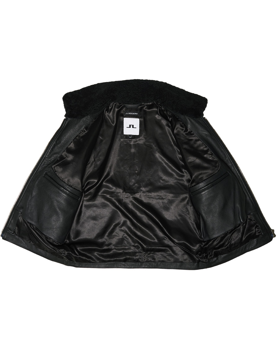 Herre | Jakker | J.Lindeberg | Sterling Shearling Jacket Black