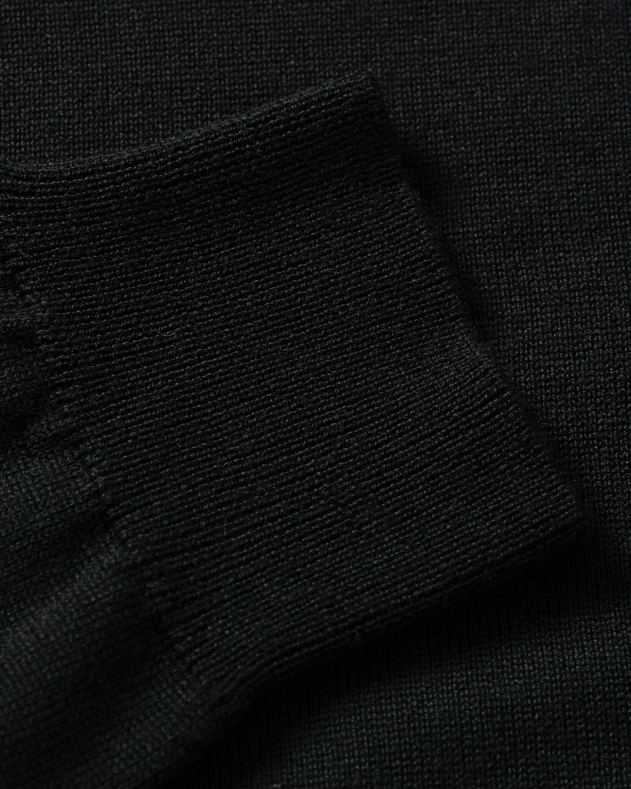 Herre | Trøjer | J.Lindeberg | Lyd True Merino Turtleneck Black