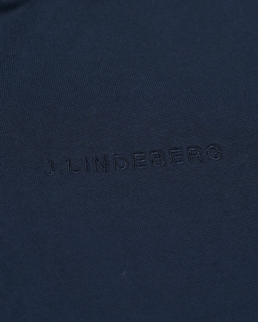 Herre | Trøjer | J.Lindeberg | Chip Half Zip Sweater Navy