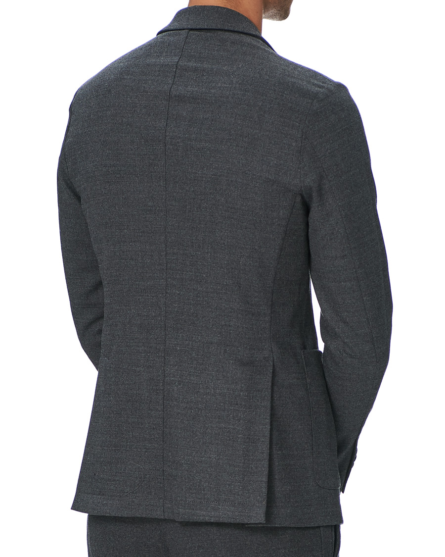 Herre | Blazere & jakker | Barena | Borgo Unconstructed Flannel Blazer Grey Melange