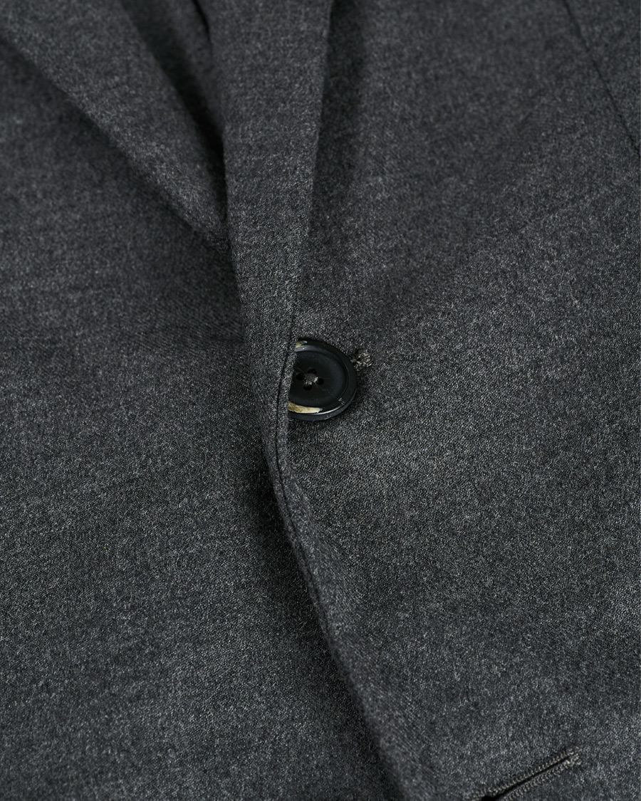 Herre | Blazere & jakker | Barena | Borgo Unconstructed Flannel Blazer Grey Melange