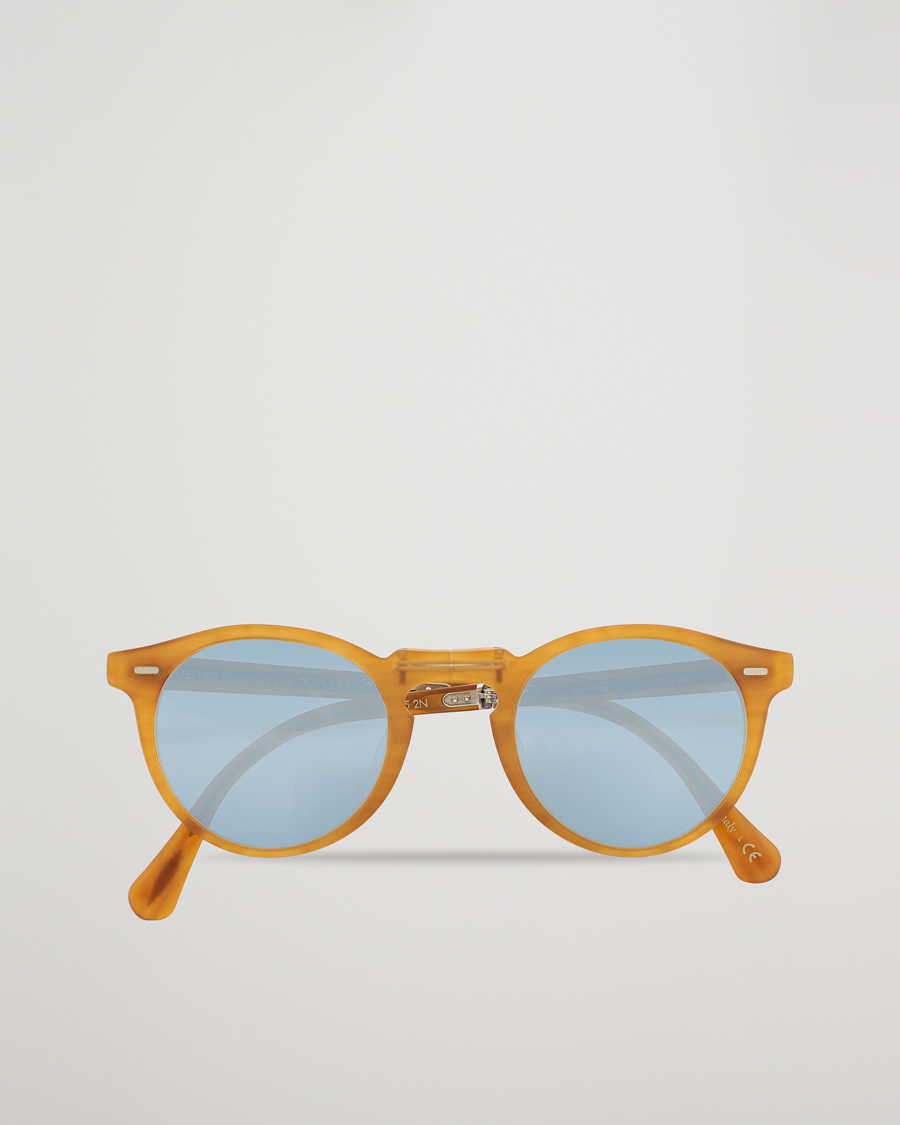 Herre |  | Oliver Peoples | Gregory Peck 1962 Folding Sunglasses Matte Amber