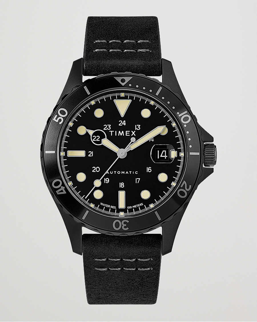 Herre | Timex Navi XL Automatic 41mm Black | Timex | Navi XL Automatic 41mm Black