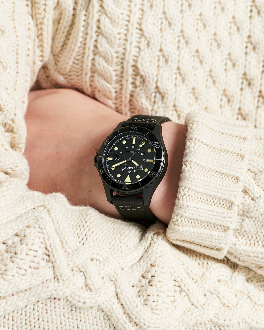 Herre | Timex Navi XL Automatic 41mm Black | Timex | Navi XL Automatic 41mm Black