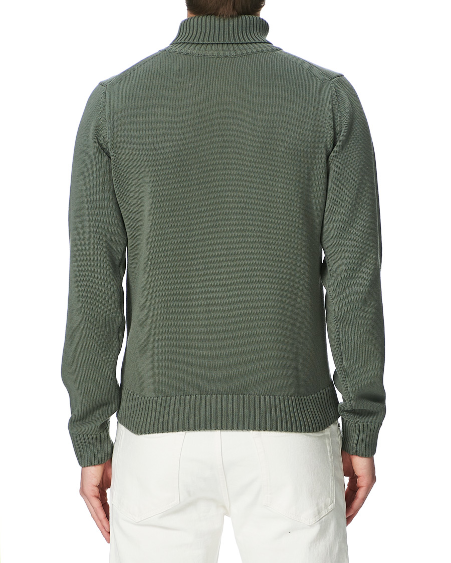 Herre | Trøjer | Stenströms | Heavy Cotton Rollneck Dusty Olive