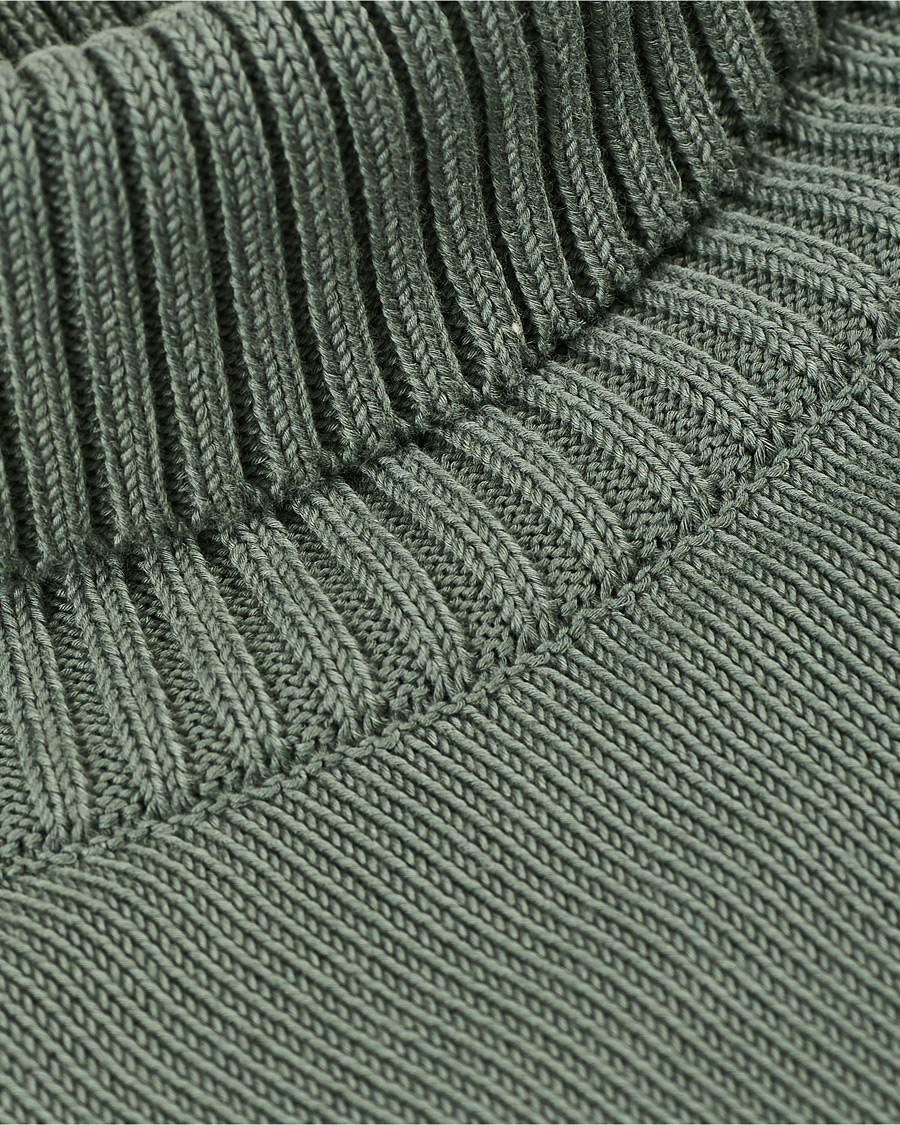 Herre | Trøjer | Stenströms | Heavy Cotton Rollneck Dusty Olive