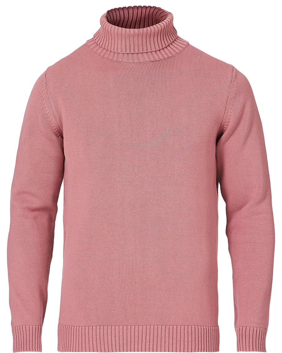 Herre | Trøjer | Stenströms | Heavy Cotton Rollneck Dusty Pink