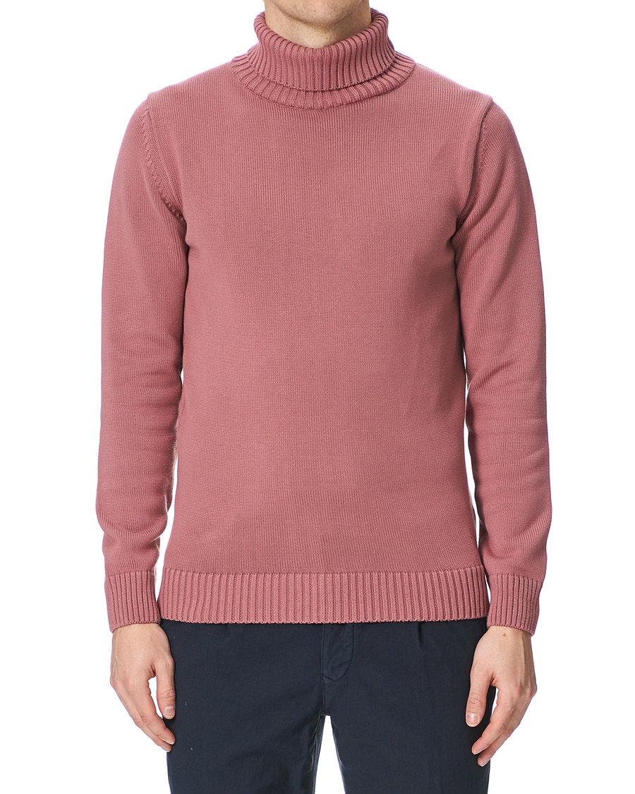 Herre | Trøjer | Stenströms | Heavy Cotton Rollneck Dusty Pink
