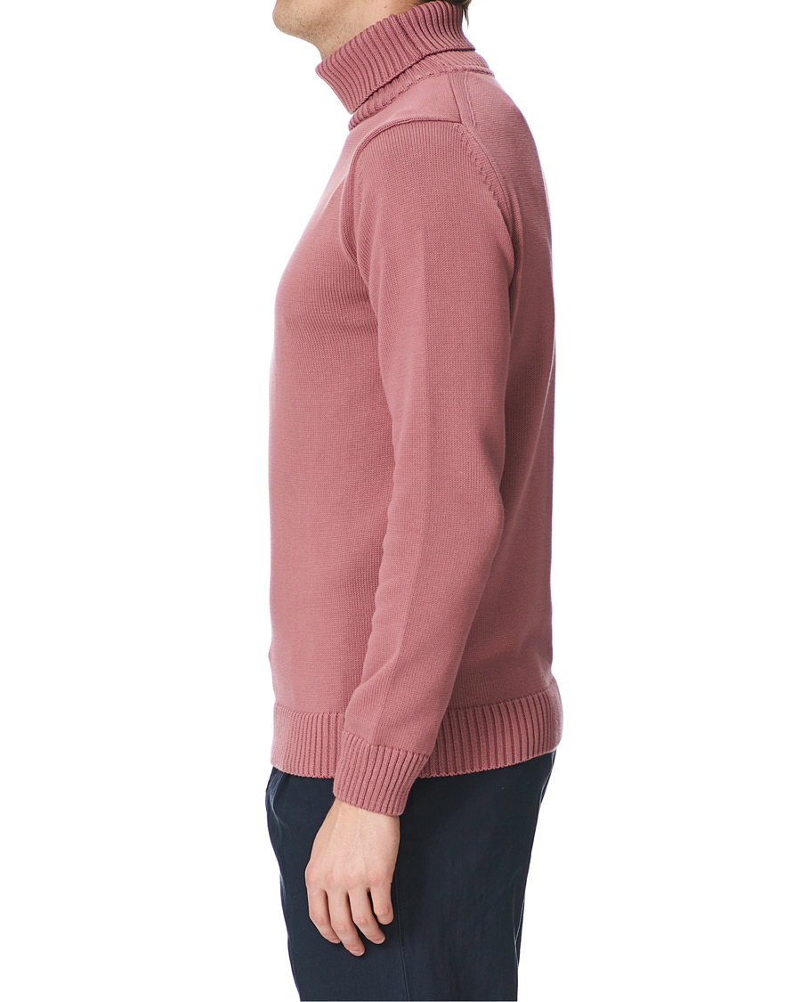 Herre | Trøjer | Stenströms | Heavy Cotton Rollneck Dusty Pink