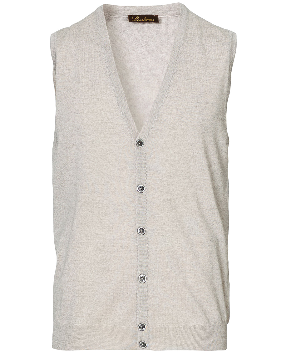 Herre | Trøjer | Stenströms | Merino Slipover Grey
