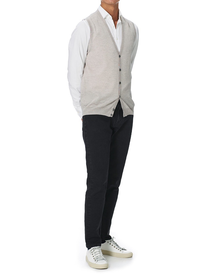 Herre | Trøjer | Stenströms | Merino Slipover Grey