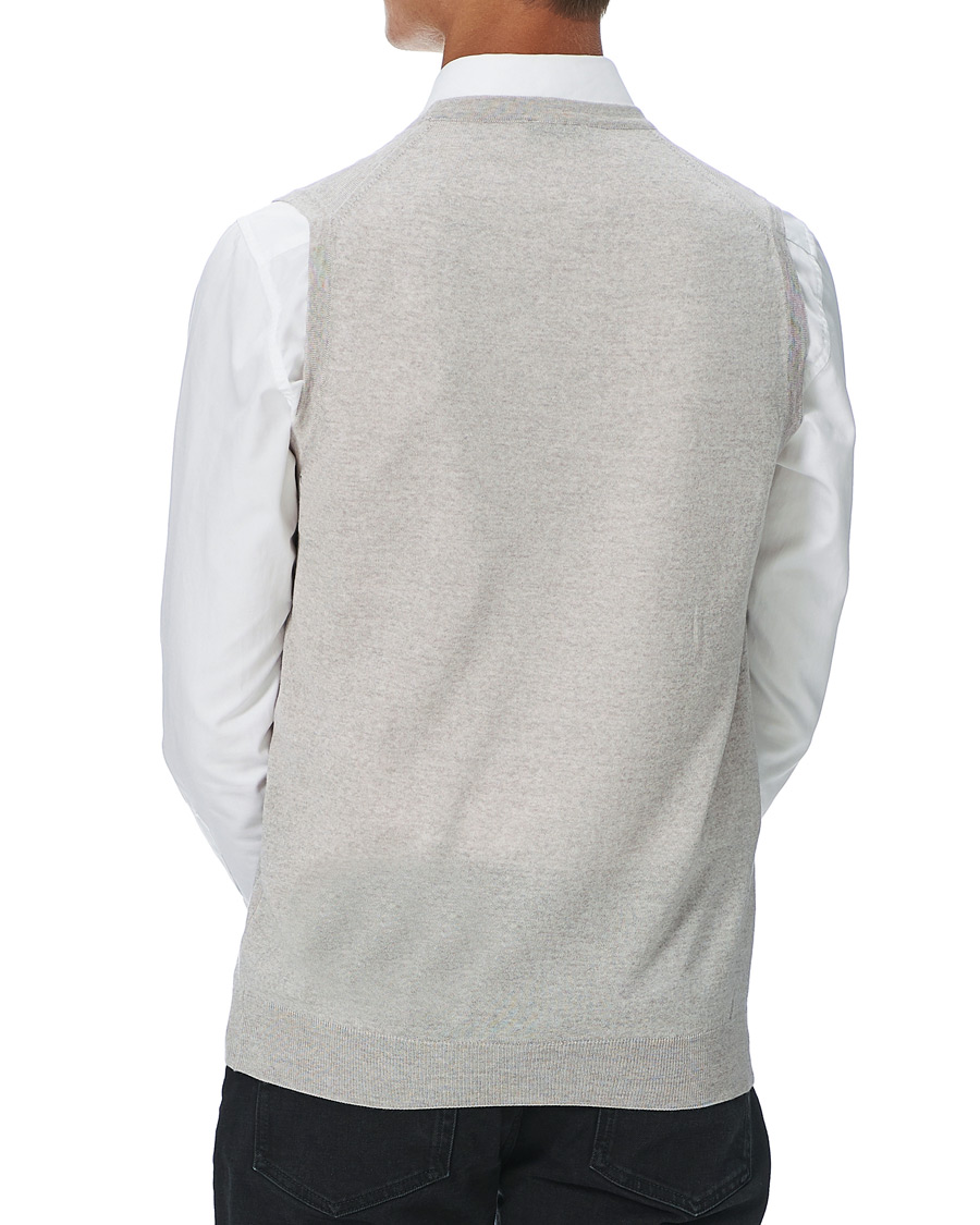 Herre | Trøjer | Stenströms | Merino Slipover Grey