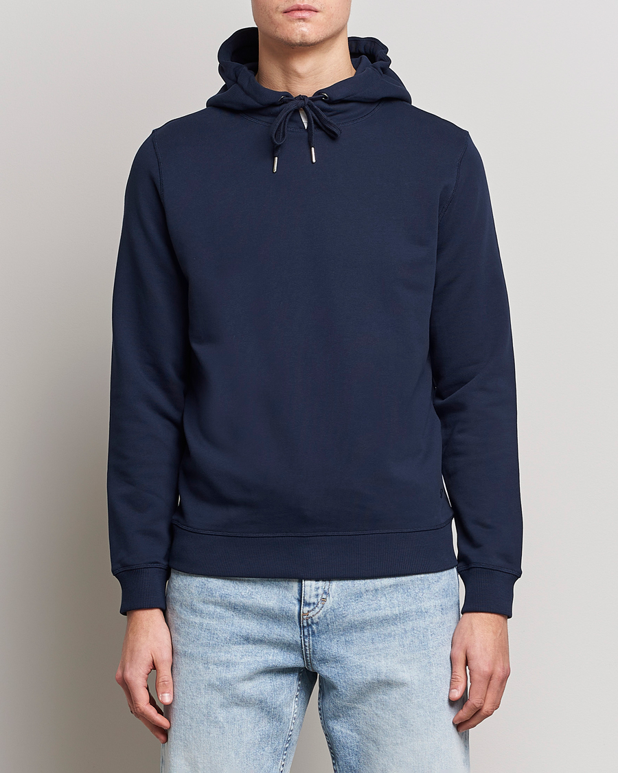 Herre | Trøjer | Stenströms | Cotton College Hoodie Navy
