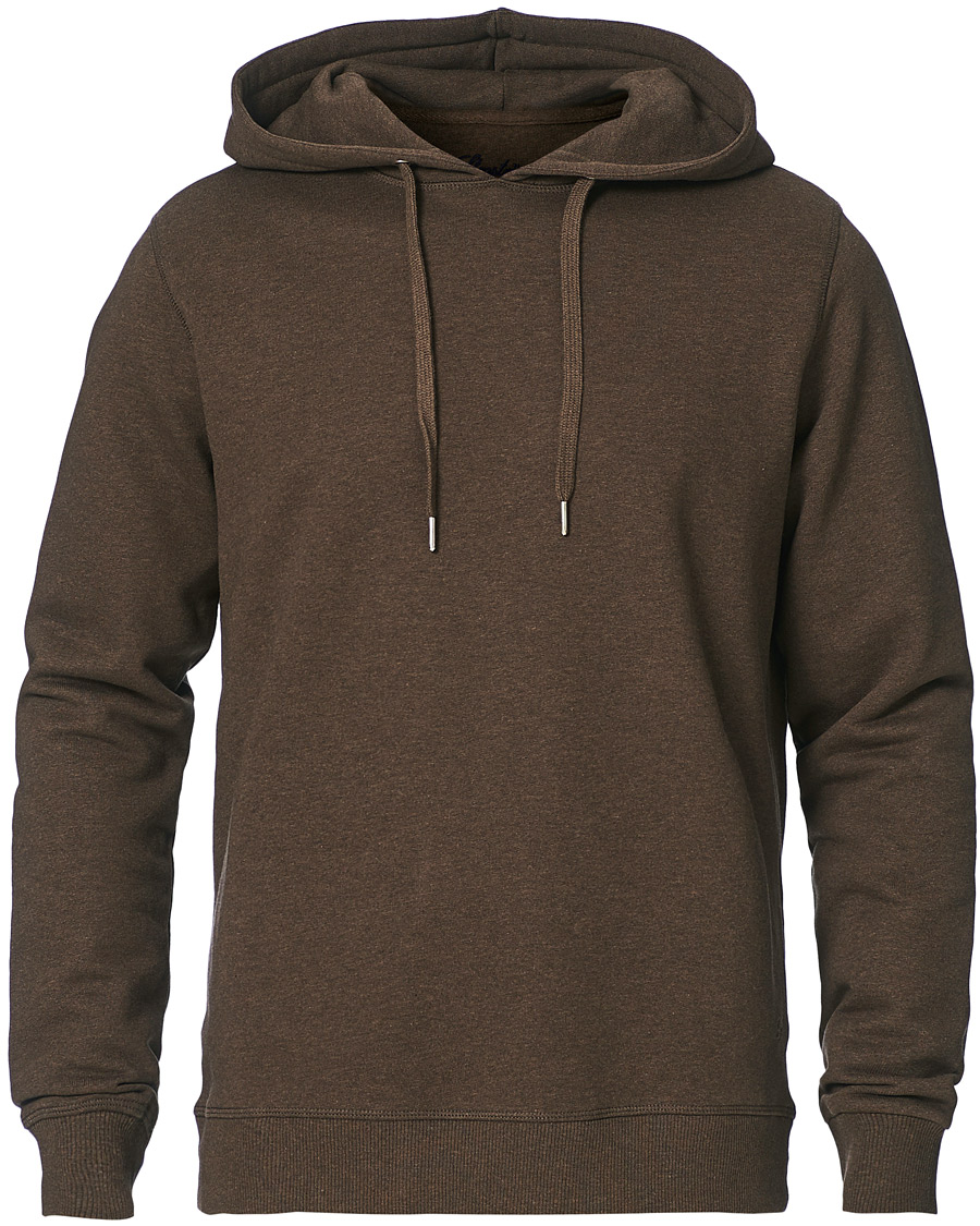 Herre | Trøjer | Stenströms | Cotton College Hoodie Brown