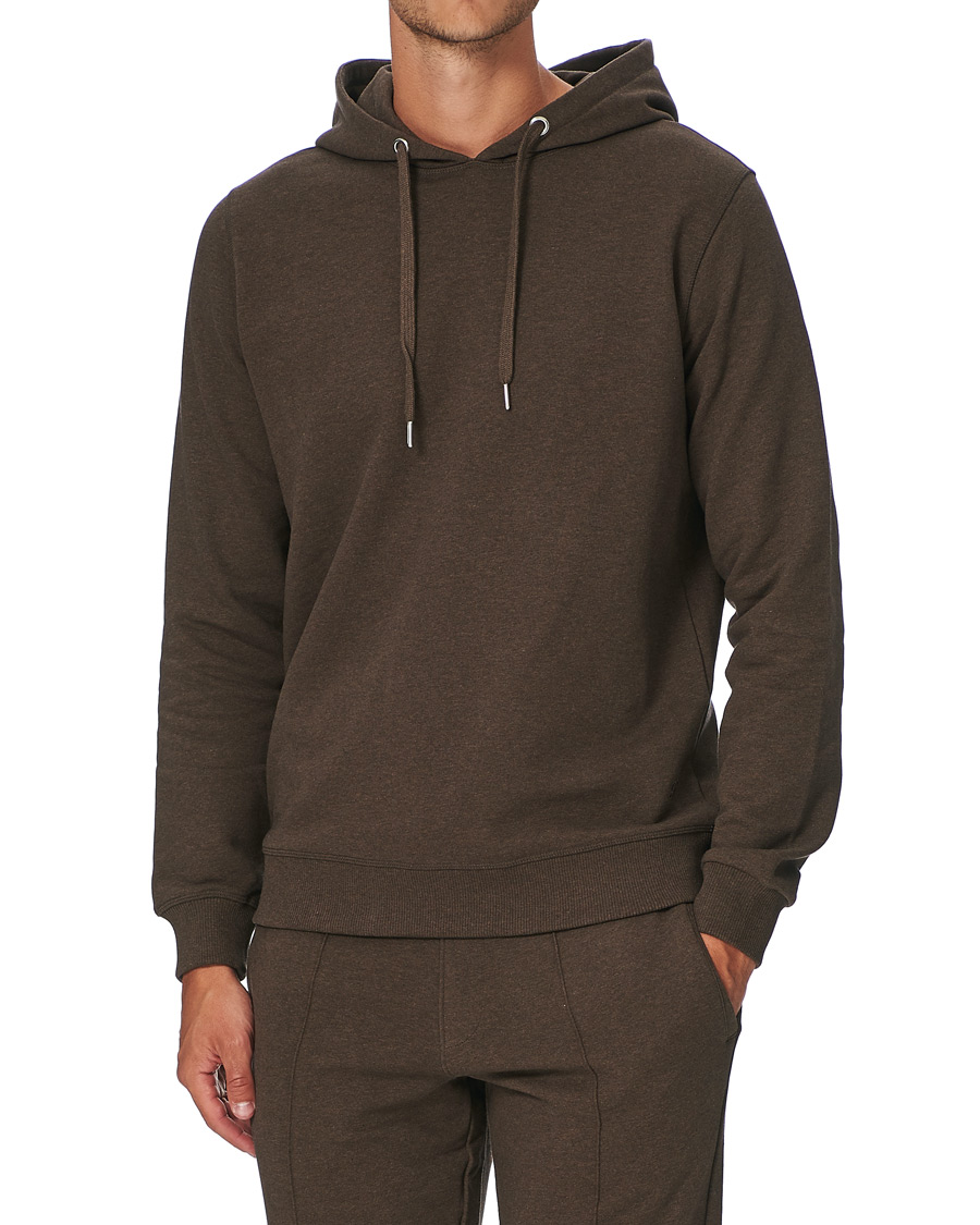 Herre | Trøjer | Stenströms | Cotton College Hoodie Brown
