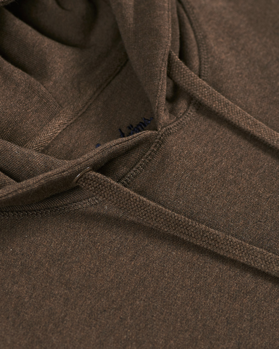 Herre | Trøjer | Stenströms | Cotton College Hoodie Brown