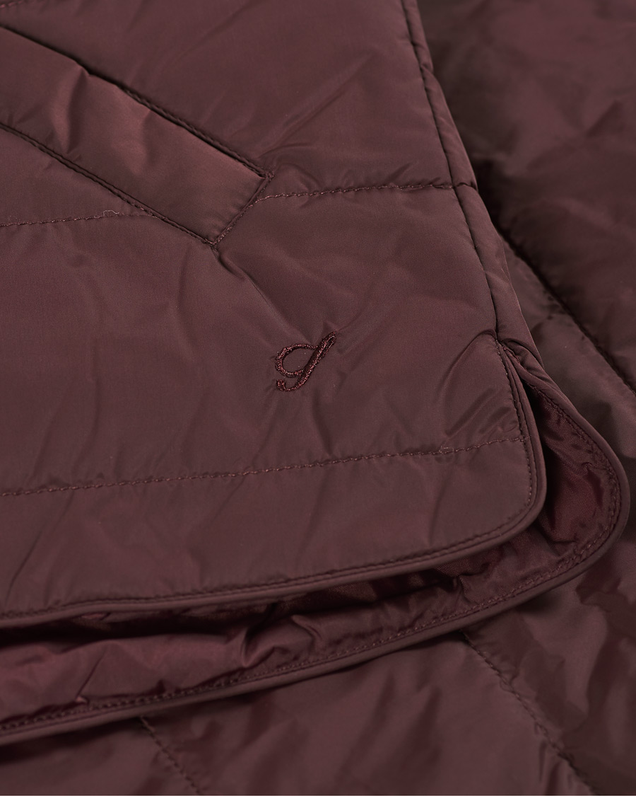 Herre | Jakker | Stenströms | Quilted Nylon Vest Burgundy