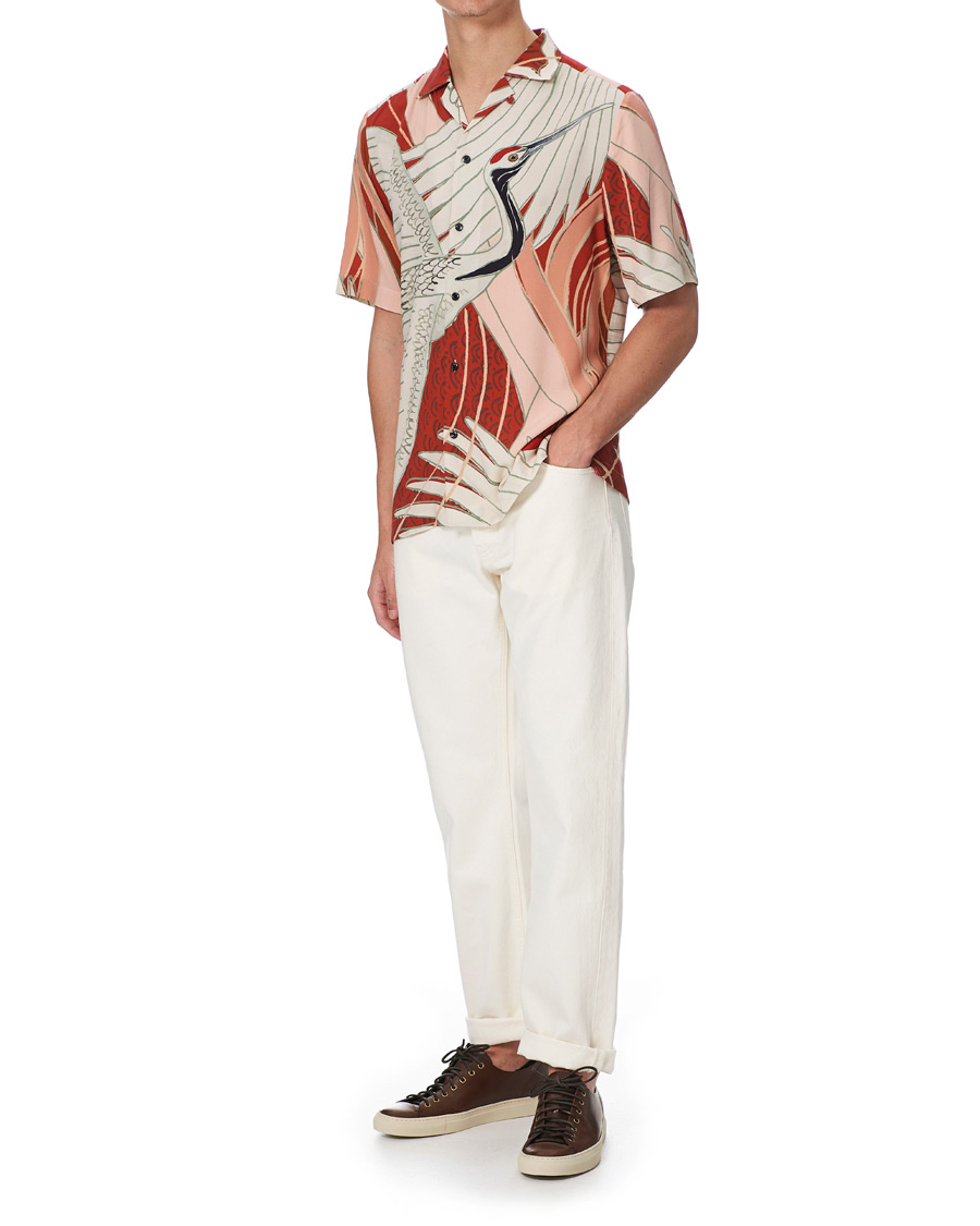 Herre | Skjorter | HUGO | Efab Printed Camp Collar Short Sleeve Shirt Multi