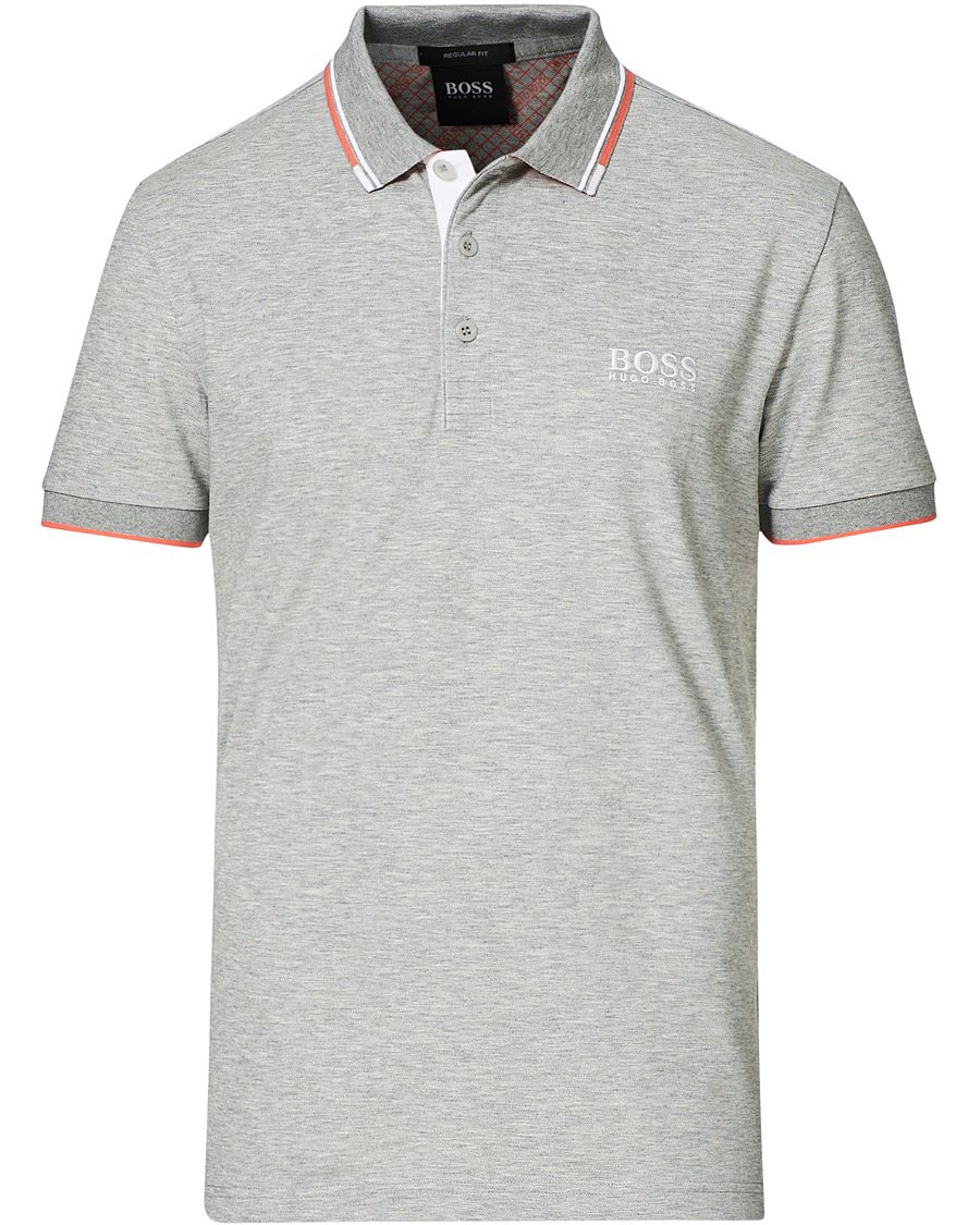 Herre | Polotrøjer | BOSS GREEN | BOSS Athleisure Paddy Pro Polo Medium Grey