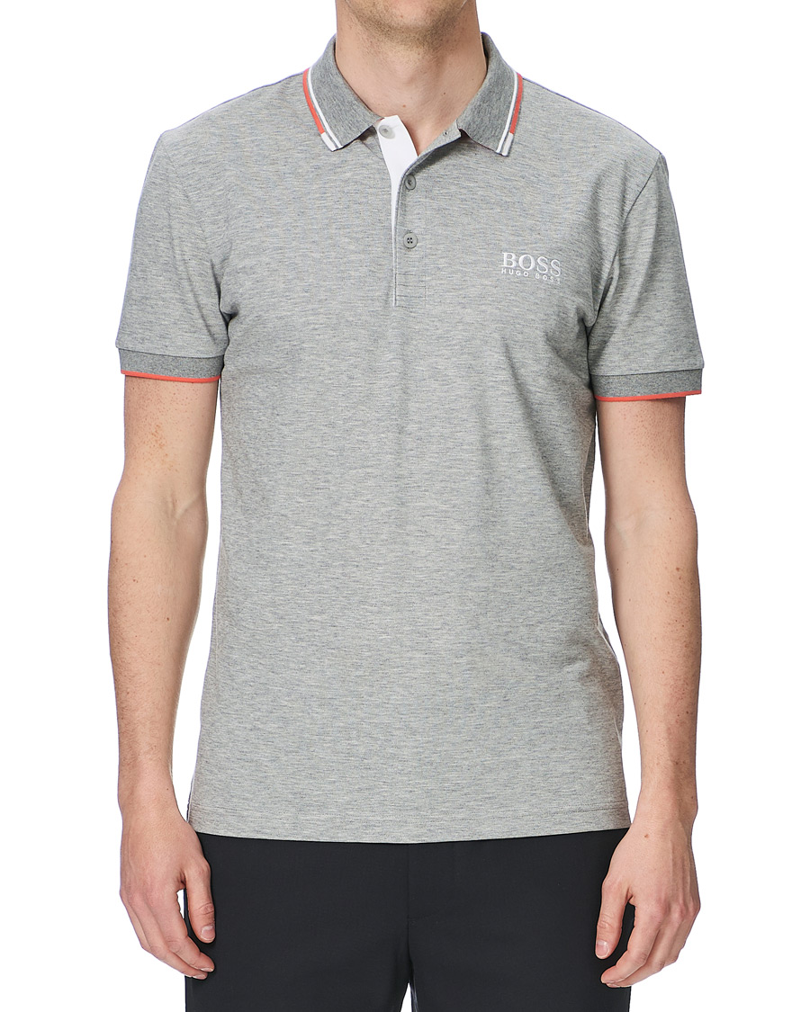Herre | Polotrøjer | BOSS GREEN | BOSS Athleisure Paddy Pro Polo Medium Grey