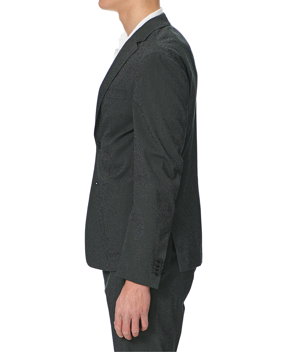 Herre | Blazere & jakker | BOSS BLACK | BOSS Nolvay Seersucker Patch Pocket Blazer Dark Green