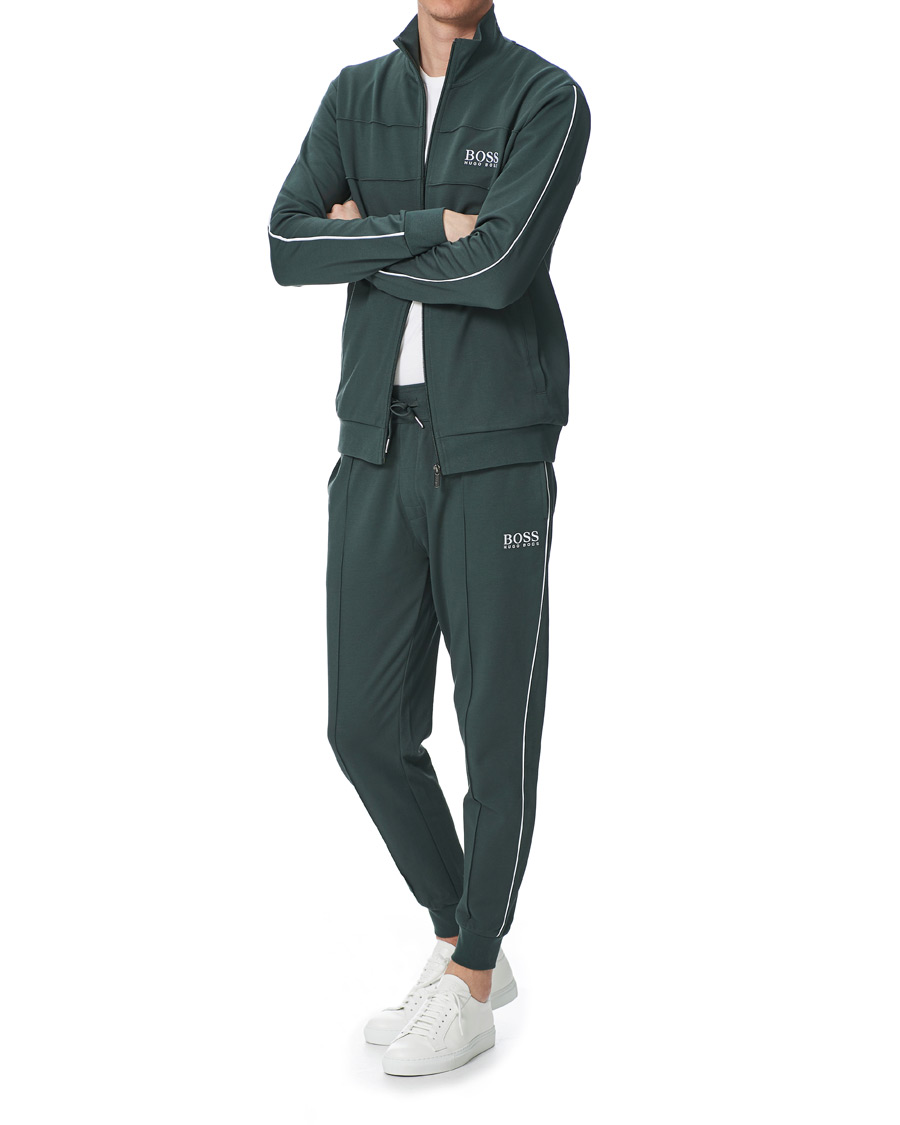 Herre | Bukser | BOSS BLACK | BOSS Tracksuit Sweatpants Dark Green