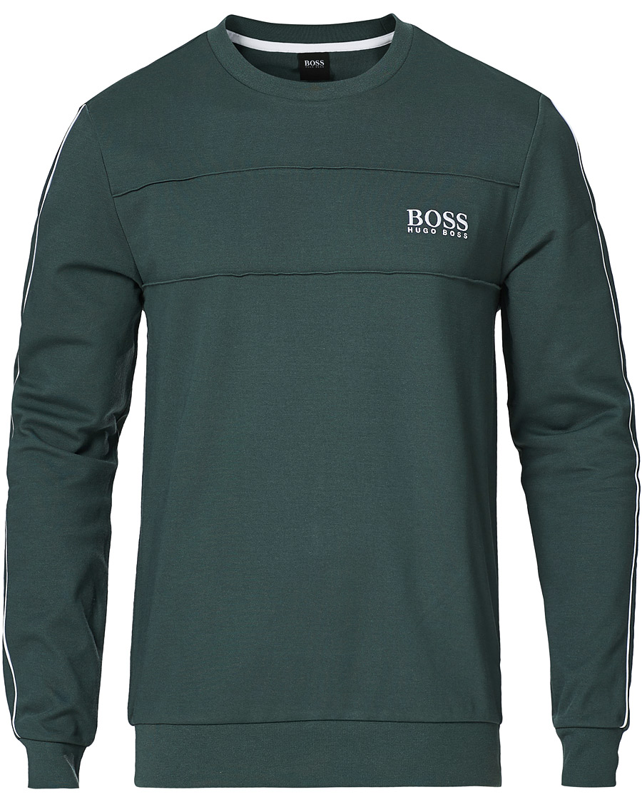 Herre | Trøjer | BOSS BLACK | BOSS Tracksuit Sweatshirt Dark Green
